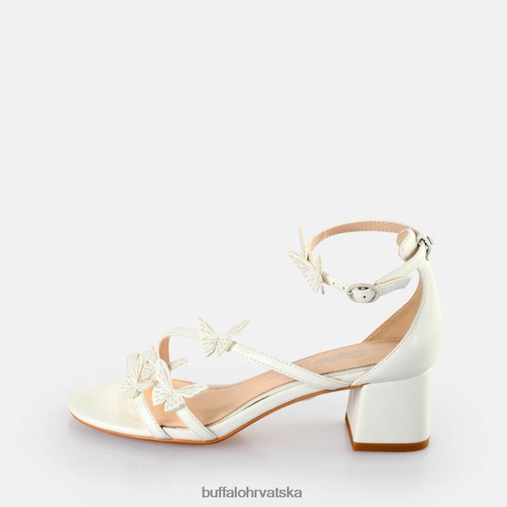 bijela Buffalo lucy sandale s leptir petom |sandale TDD6T646